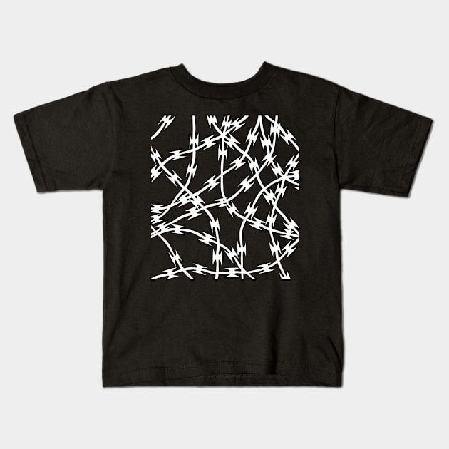 Barb Black Kids T-Shirt by Emeline